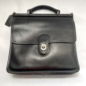 Coach Willis 9927 Vintage Black Leather bag